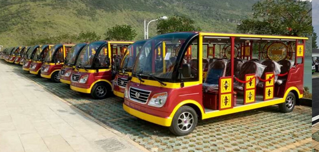 貴州牂牁江風景區11座燃油觀光車案例圖片